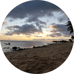 Picture of a beach sunset